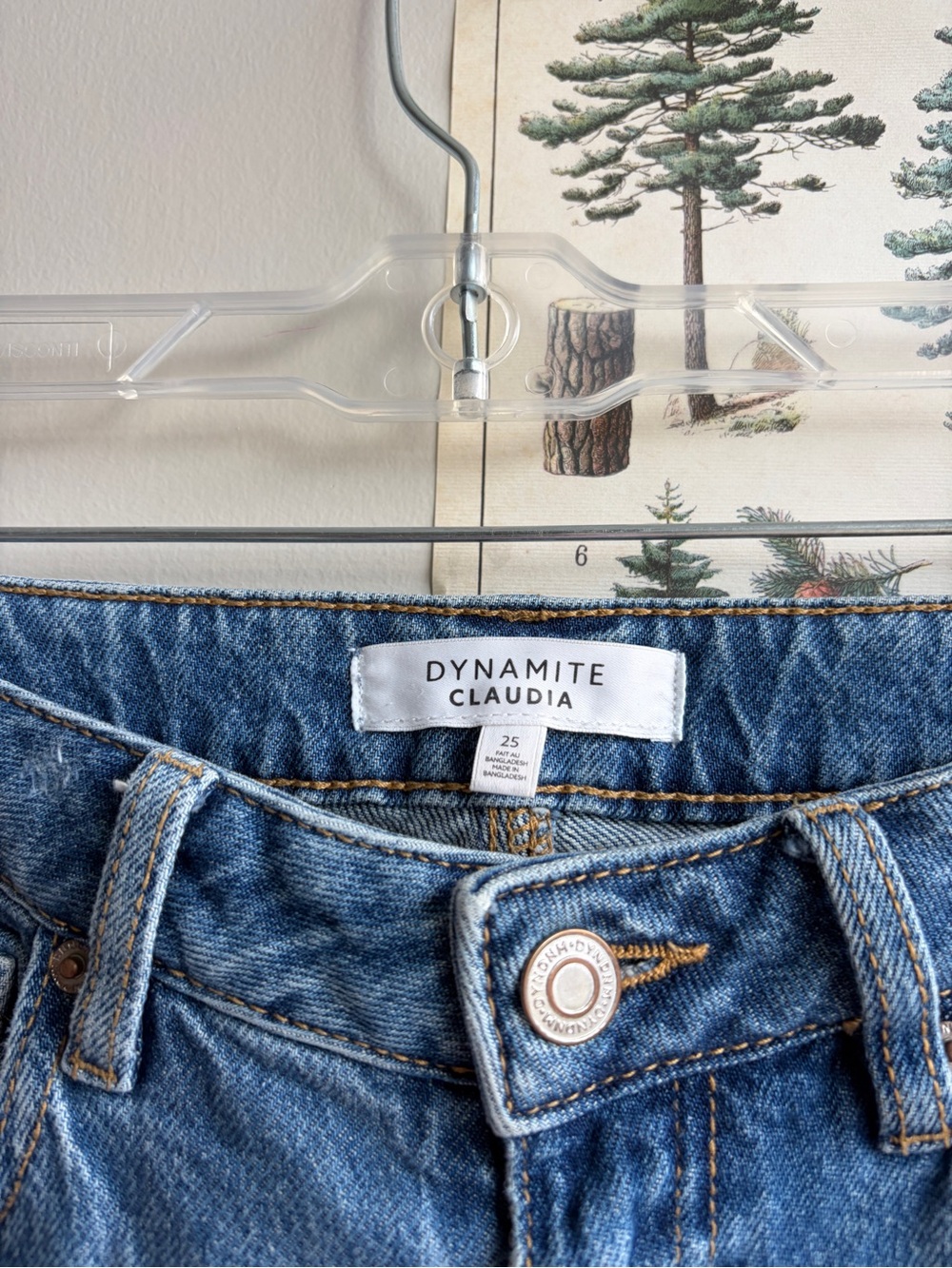 Dynamite Claudia Mom Jeans Size 25 - Picture 3 of 5